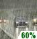 Wednesday: Rain likely, mainly after 1pm. Cloudy, with a high near 63. Calm wind becoming south southwest around 6 mph in the afternoon. Chance of precipitation is 60%. Wednesday: Rain likely, mainly after 1pm. Cloudy, with a high near 63. Calm wind becoming south southwest around 6 mph in the afternoon. Chance of precipitation is 60%.